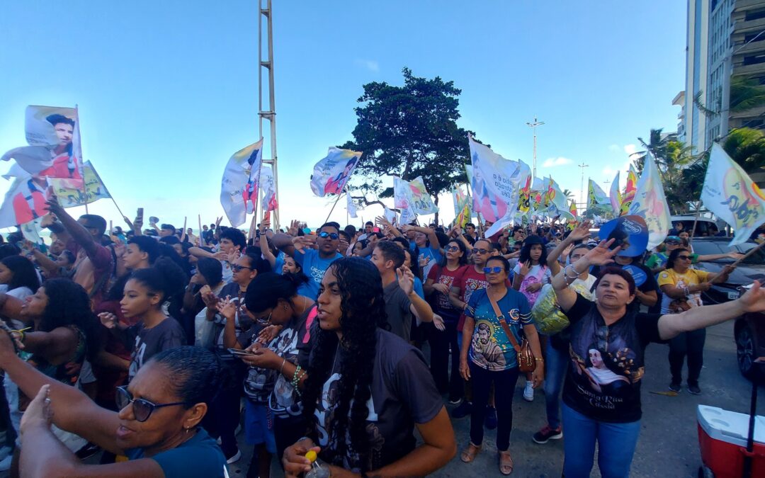 Caminhada Sim à Vida da Arquidiocese de Olinda e Recife dá visibilidade à luta contra o aborto, a eutanásia e a outras formas de violência que destroem a vida