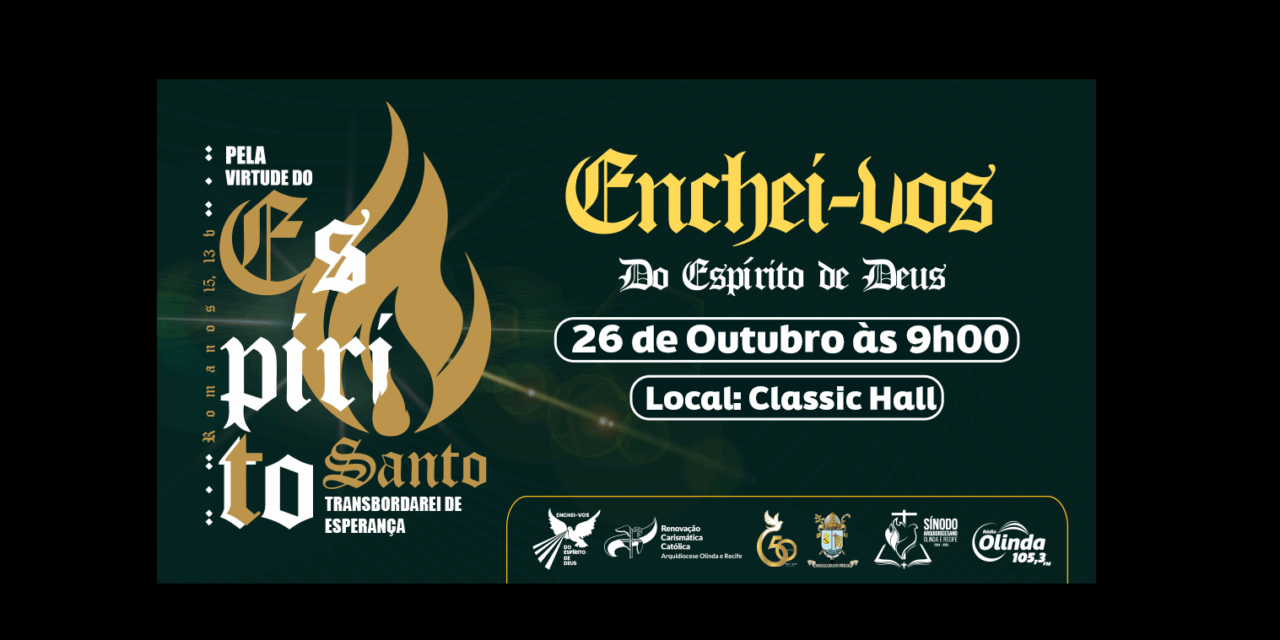 Tudo pronto para o 38º Enchei-vos: milhares de fiéis vão lotar o Classic Hall no dia 26 de outubro!